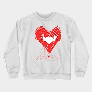 Hallo Love Crewneck Sweatshirt